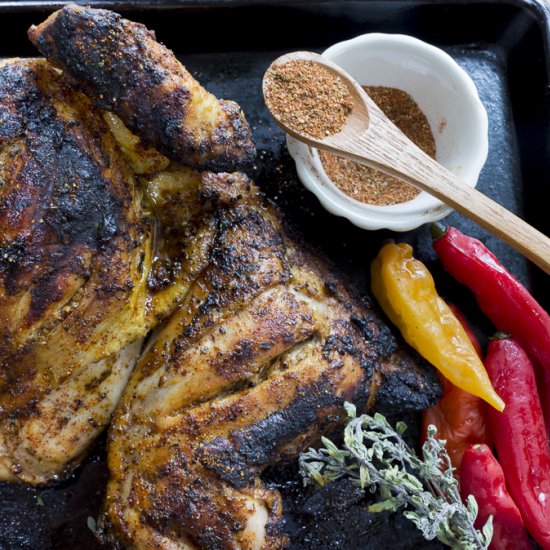 Peruvian spiced grilled chicken