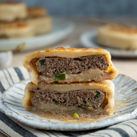 Beef Xian Bing (Chiinese Meat Pie)