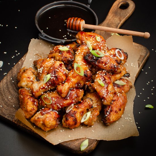 Honey Garlic Chicken Wings