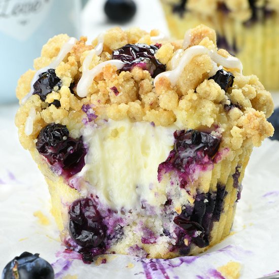 Blueberry Cream Cheese Muffins