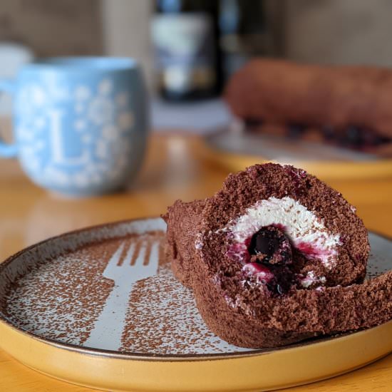 GF black forest swiss rolL