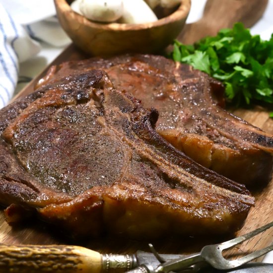 Smoked Ribeye Steak