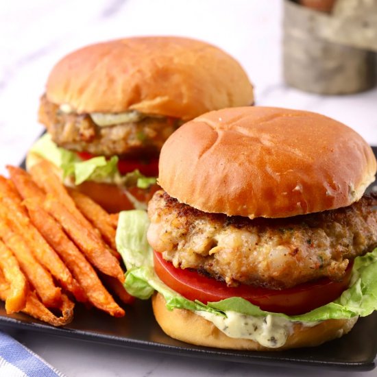 Shrimp Burgers