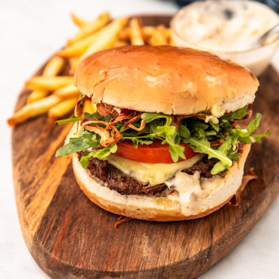 Air Fryer Frozen Burgers