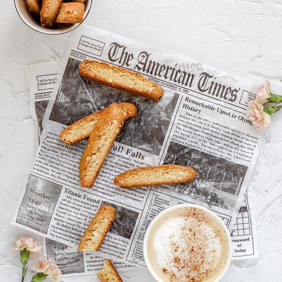 Brown Butter Almond Biscotti