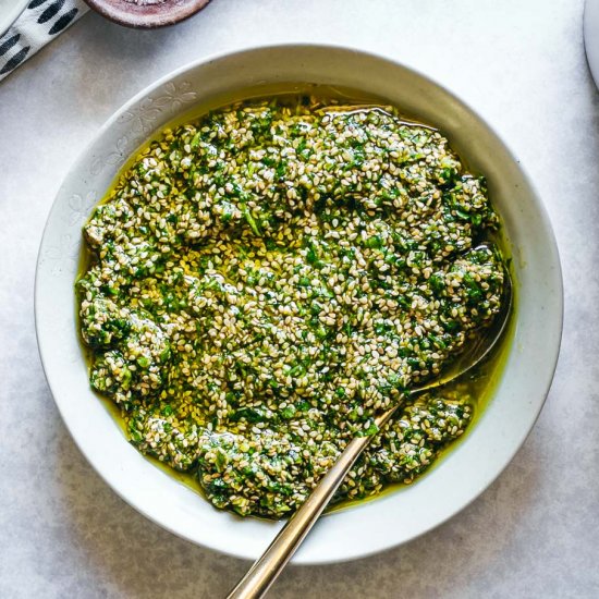 Sesame Seed Pesto