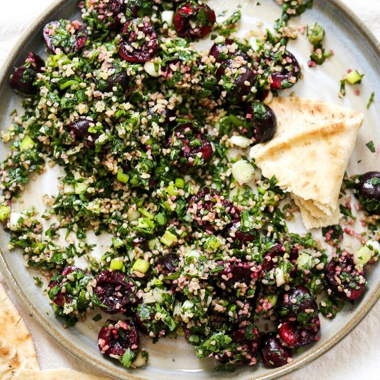 Cherry Tabbouleh Salad