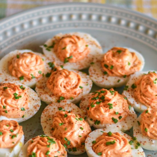 Chipotle Deviled Eggs