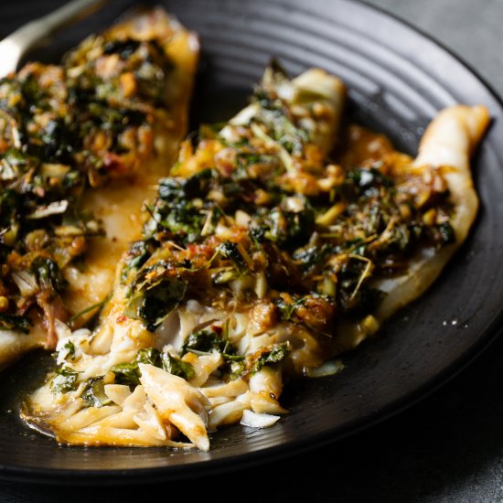 Oven-baked Lemongrass Sea Bass