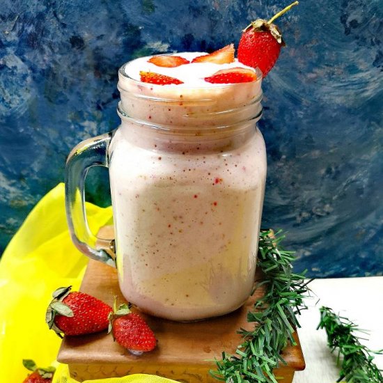 Strawberry Banana Milkshake