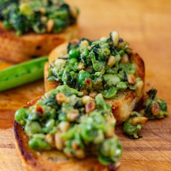 Broad Bean and Pea Pesto