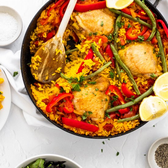 Chicken and Chorizo Paella Recipe