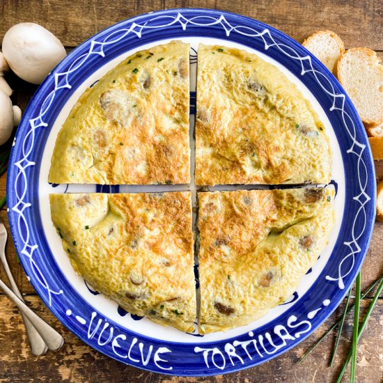 Spanish Mushroom Omelette