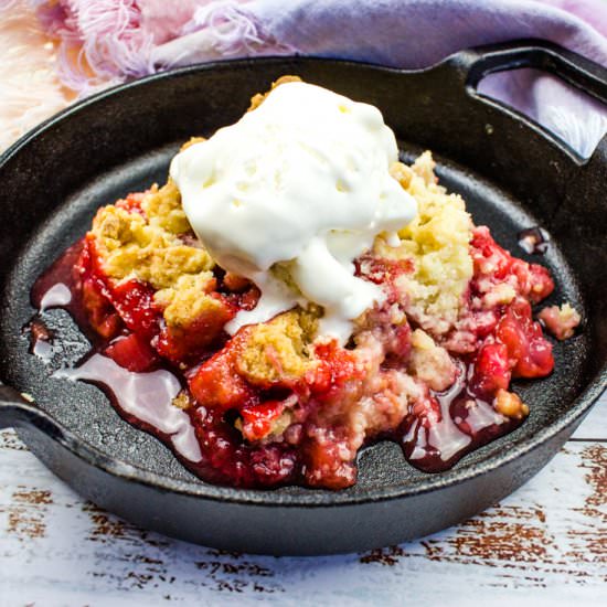 Strawberry-Rhubarb Crumble