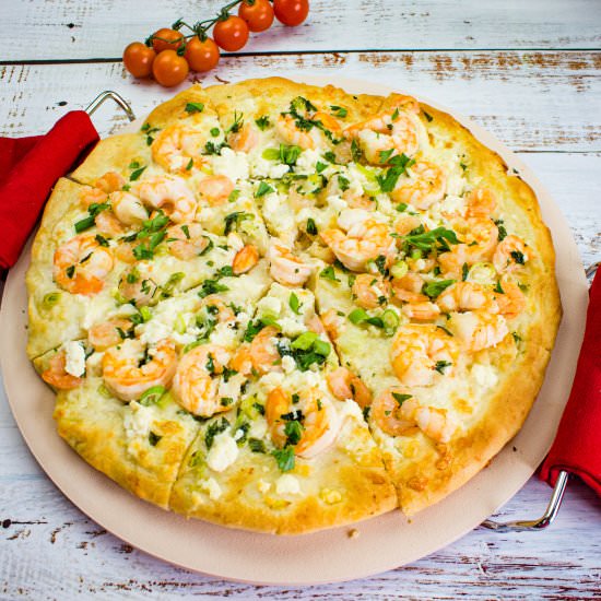 Shrimp Scampi Pizza