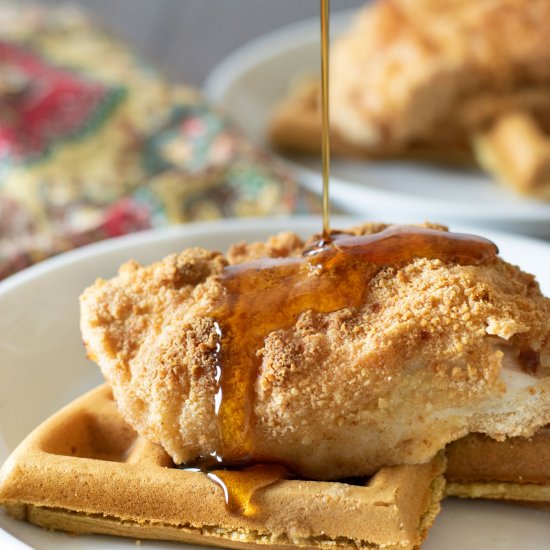 Gluten Free Chicken and Waffles