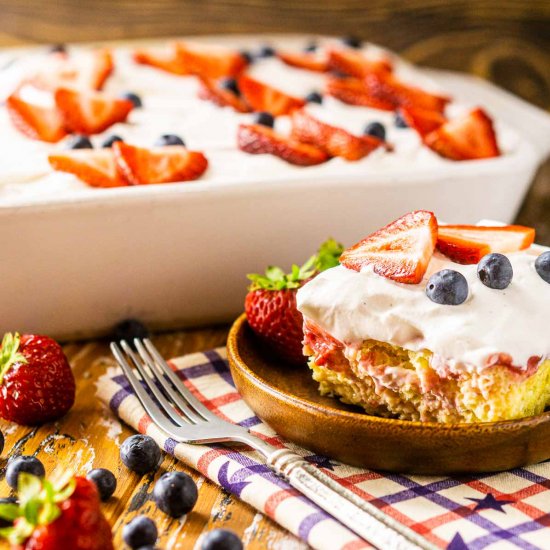 4th of July Poke Cake