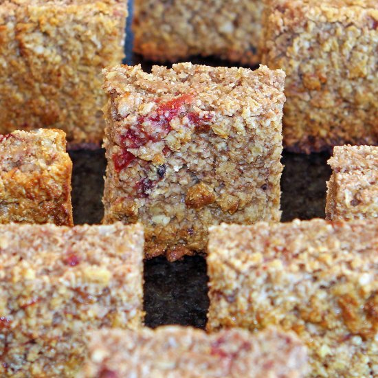 Roasted Fruit Flapjack