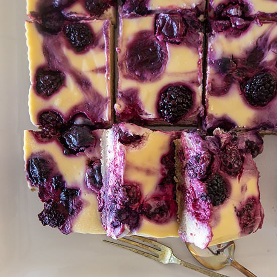 Grain-Free Berry Cheesecake Bars