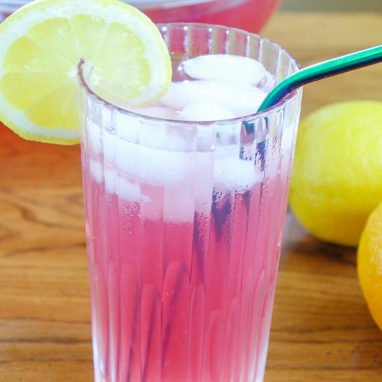 Homemade Low Carb Pink Lemonade