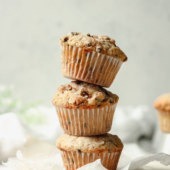 Strawberry Chocolate Chip Muffins