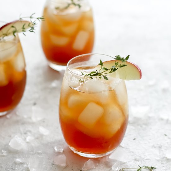 Peach Thyme Iced Tea