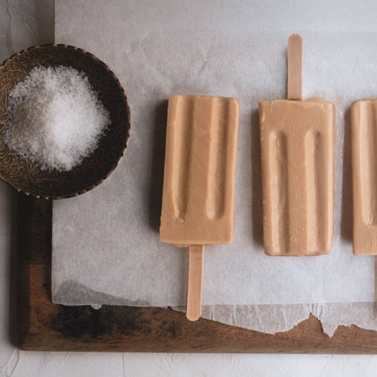 SALTY CARAMEL POPSICLES