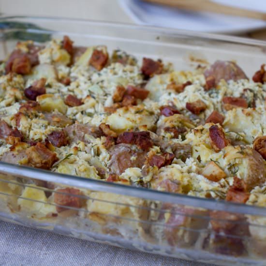 New potatoes casserole