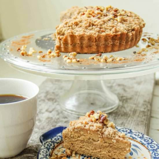 Gluten Free Coffee and Walnut Cake