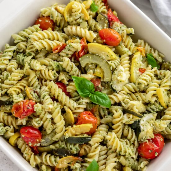 Pesto Pasta with Veggies