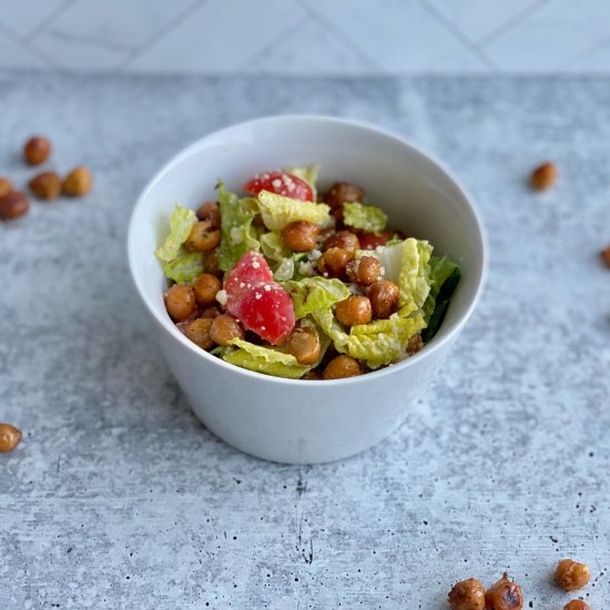 Chickpea Caesar Salads