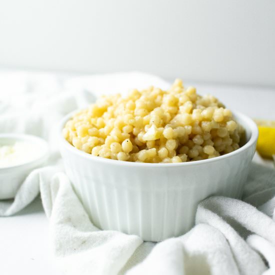 Cheesy Lemon Couscous