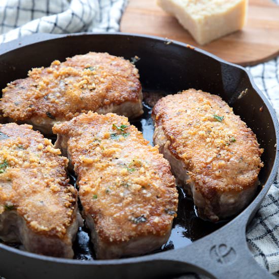 Parmesan Crusted Pork Chops