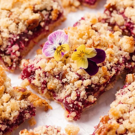 Plum Crumble Bars