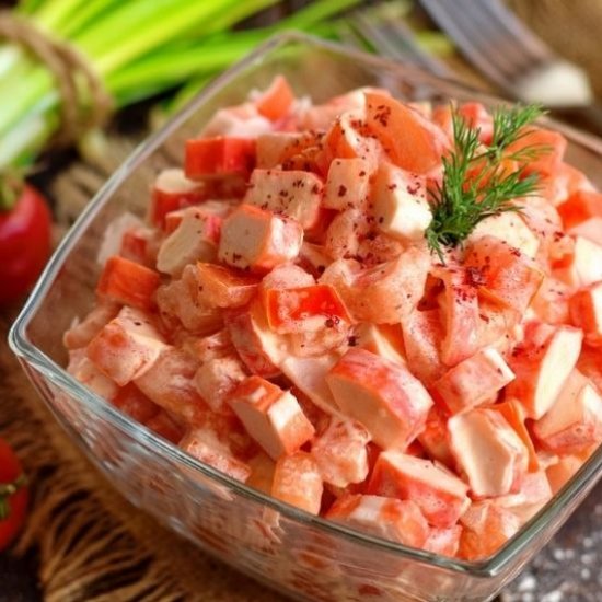 Crab Salad with Tomatoes