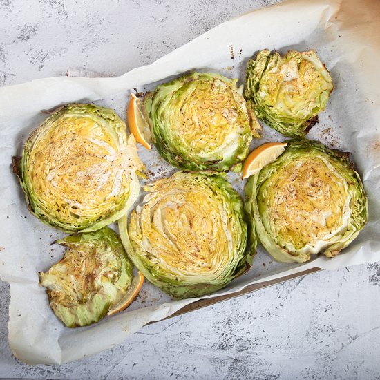 Oven-Baked Cabbage Steaks