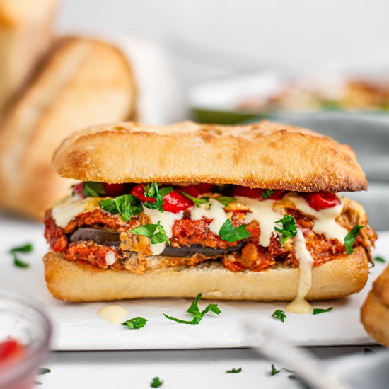 Eggplant “Parm” Sandwich