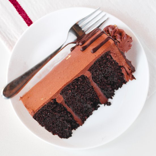 Death by Dark Chocolate Cake