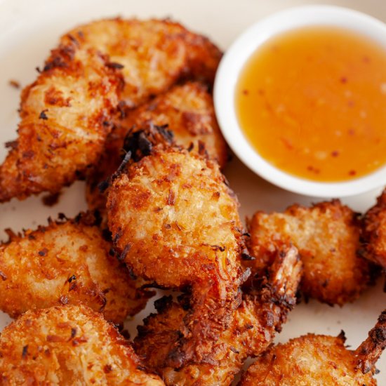 Air Fryer Frozen Coconut Shrimp