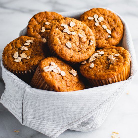 Banana Oatmeal Muffins