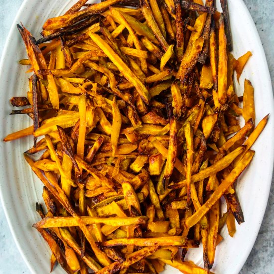 Oven-Baked Kabocha Squash Fries