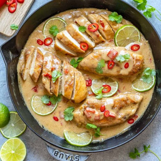 CREAMY COCONUT LIME CHICKEN