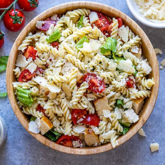 CHICKEN CAESAR PASTA SALAD