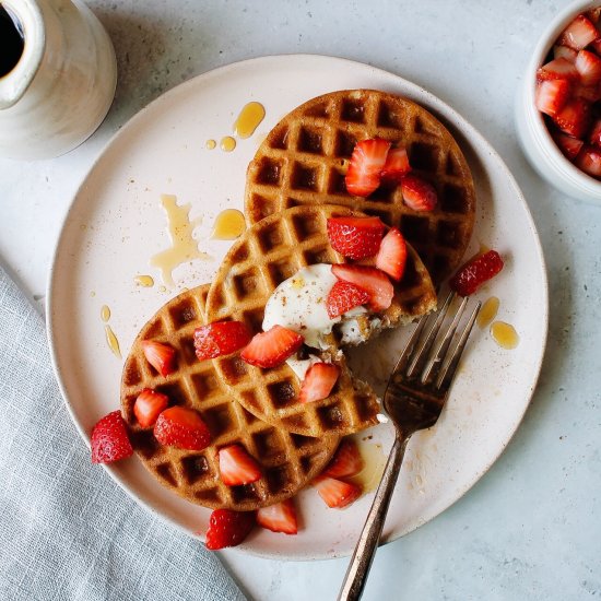 Sourdough Discard Waffles