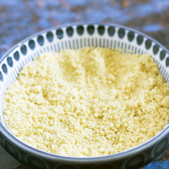 Vegan parmesan-style cheese