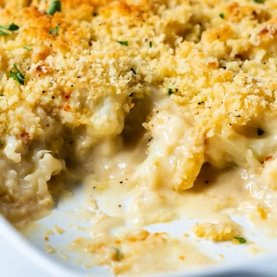 Vegan Cauliflower Cheese