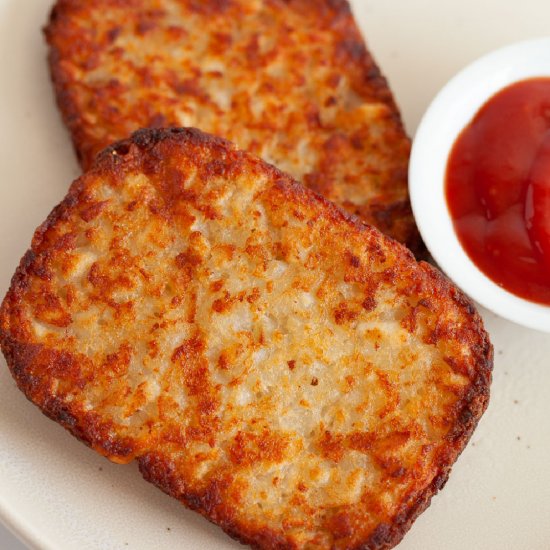 Air Fryer Frozen Hash Brown Patties