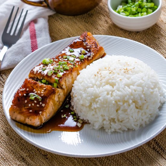 Easy Pan-Fried Teriyaki Salmon