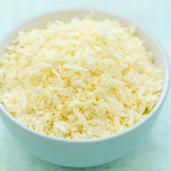 Plain Cauliflower Rice