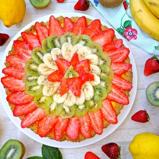 Fruit tart with pastry cream